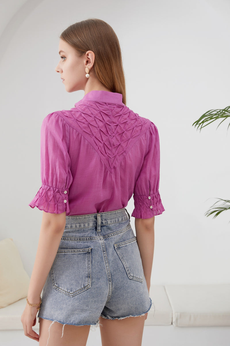 COLETTE LINEN BLOUSE