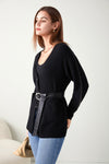 PAIGE MERINO WOOL BLEND CARDIGAN