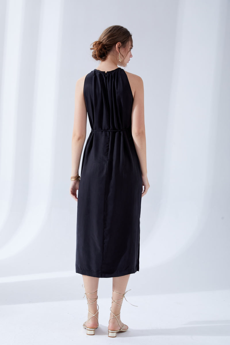 CLAUDETTE CUPRO LONG DRESS