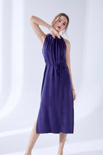 CLAUDETTE CUPRO LONG DRESS