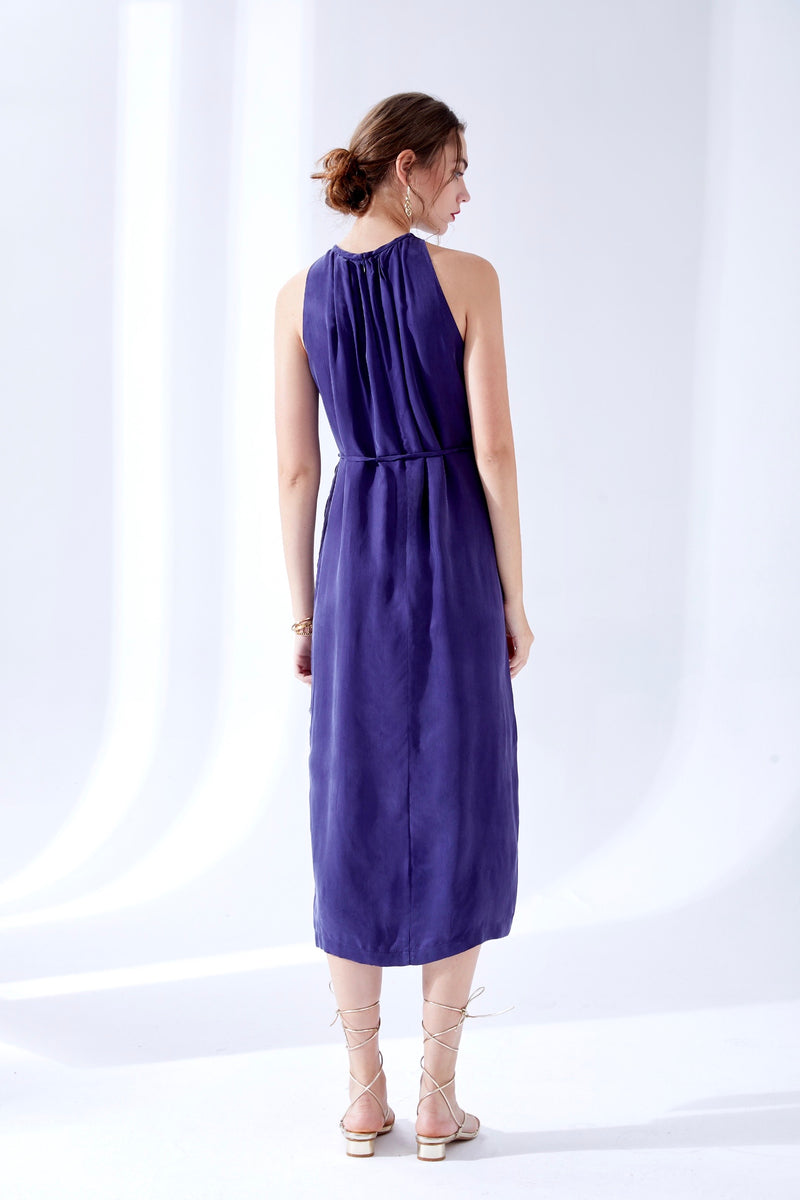 CLAUDETTE CUPRO LONG DRESS