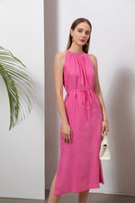 CLAUDETTE CUPRO LONG DRESS