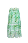 BRIELLE FLORAL SILK SKIRT