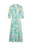 BRIELLE FLORAL LINEN DRESS