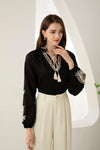 EMIE TIE BLOUSE