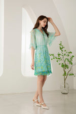 CARINA SHORT SILK DRESS