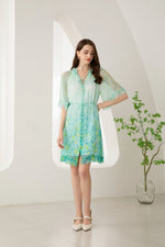 CARINA SHORT SILK DRESS