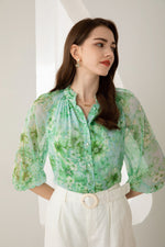 BRIELLE SILK BLOUSE