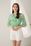 BRIELLE SILK BLOUSE