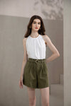 ELETTRA TENCEL/COTTON SHORTS