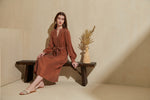 ALORA CUPRO LONG DRESS