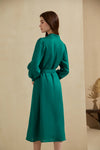 LISBON BELTED LONG DRESS