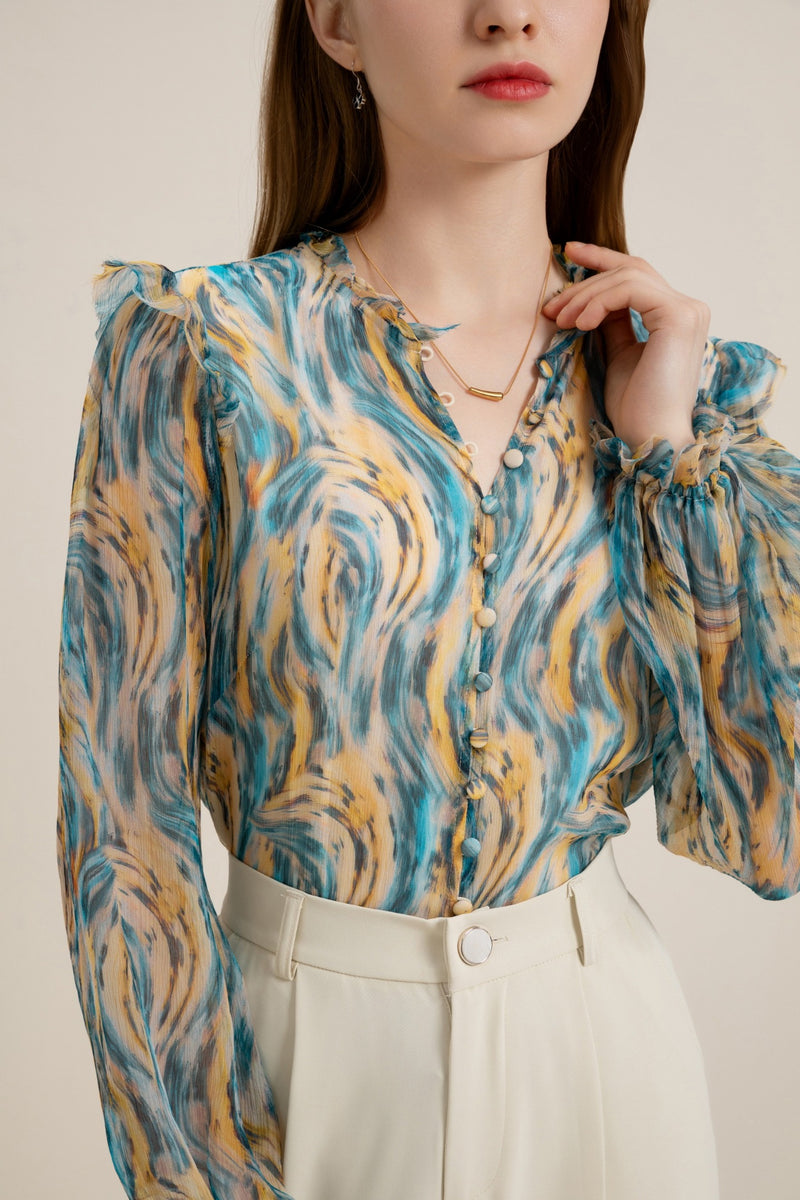 ADELE SILK BLOUSE