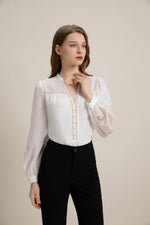 ALEXANDRA LINEN BLOUSE