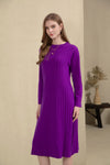 NYLA MERINO WOOL LONG DRESS