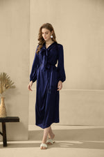 STELLA SILK LONG DRESS