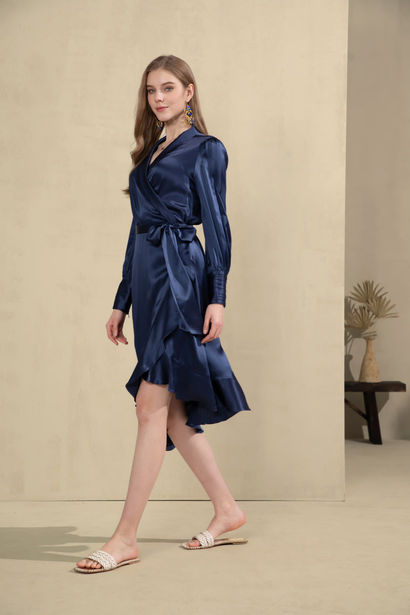 CECILE SILK DRESS