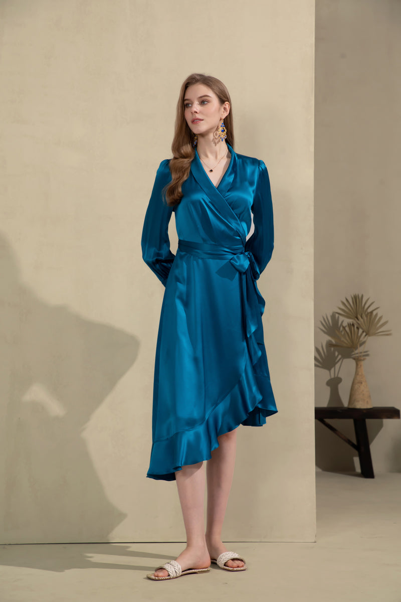 CECILE SILK DRESS