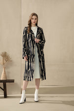 ISAIA TENCEL LONG COAT