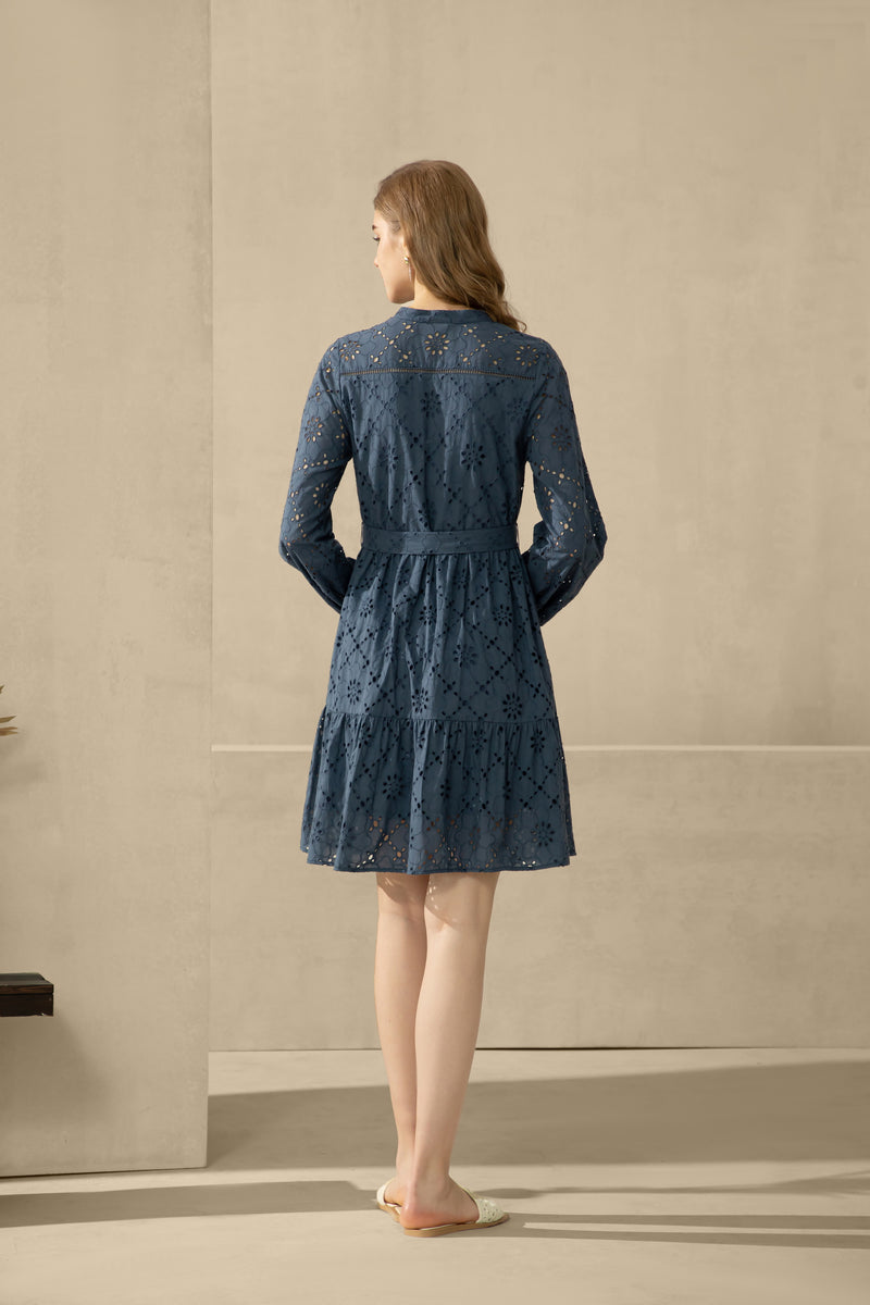 CLARISSE EMBROIDERED DRESS