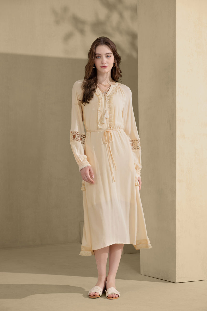 ADELE COTTON LONG DRESS