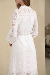 ROSIE EMBROIDERED LONG DRESS