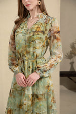 NINETTE SILK LONG DRESS