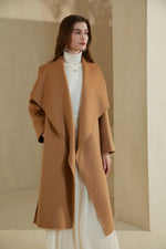 LUMI MERINO WOOL WRAP COAT