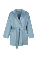 NOELLE MERINO WRAP SHORT COAT