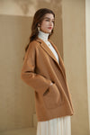 NOELLE MERINO WRAP SHORT COAT