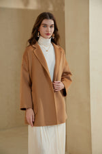 NOELLE MERINO WRAP SHORT COAT