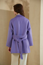 NOELLE MERINO WRAP SHORT COAT