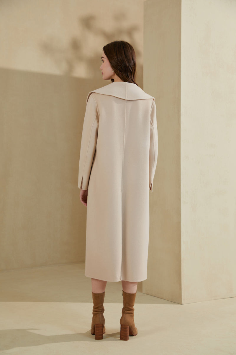 JANARA CASHMERE WRAP COAT