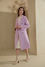 GWENYTH MERINO WOOL WRAP COAT