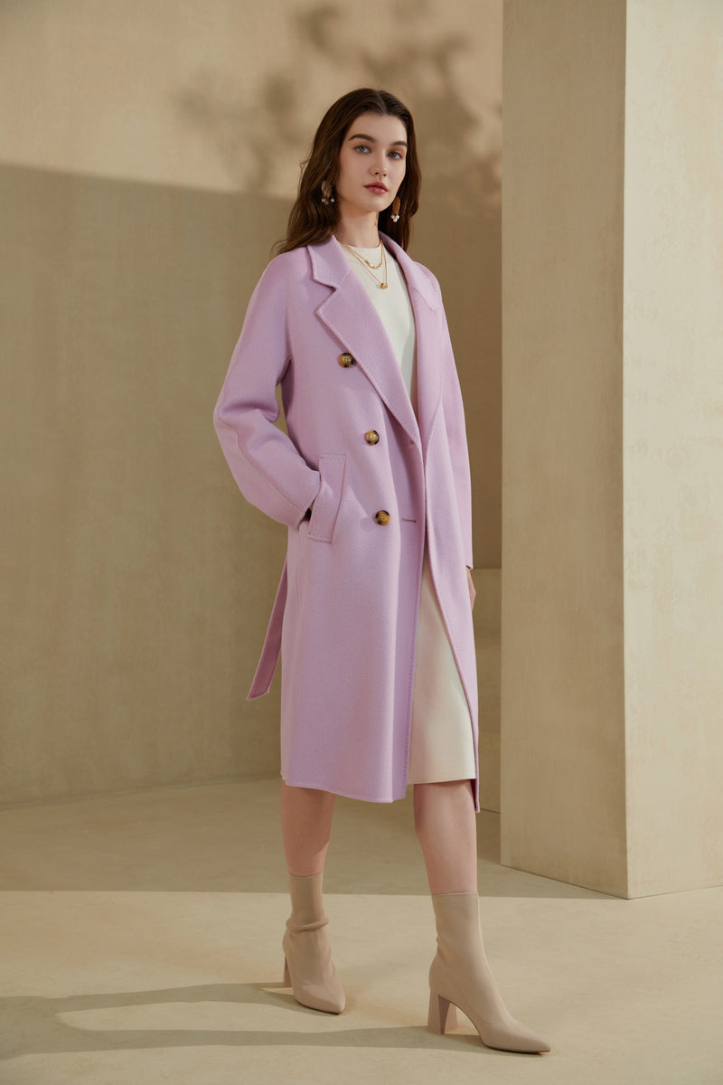 GWENYTH MERINO WOOL WRAP COAT