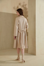 GWENYTH MERINO WOOL WRAP COAT