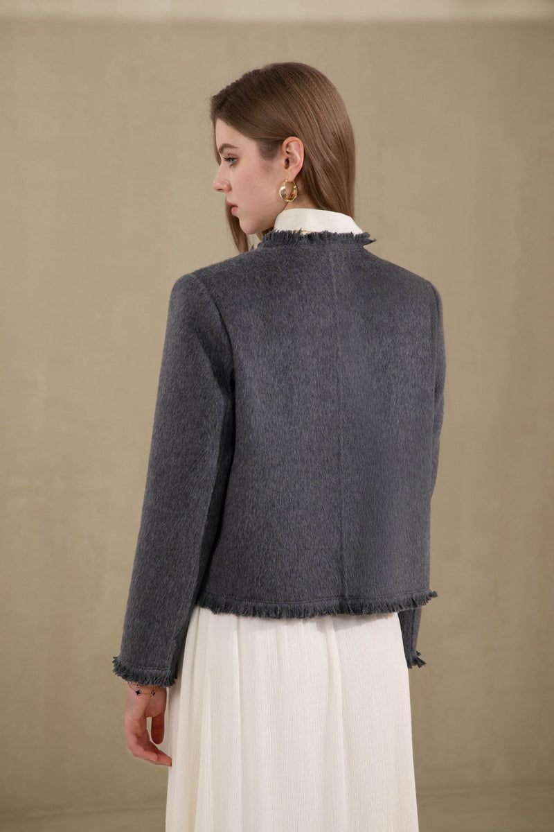 BLANCHE MERINO WOOL SHORT COAT