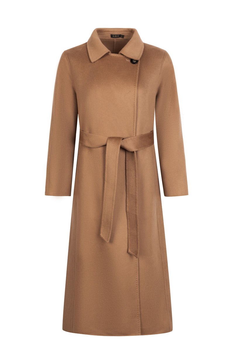 SELENA CAMEL WOOL COAT