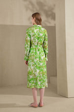 LIA CUPRO PRINTED DRESS