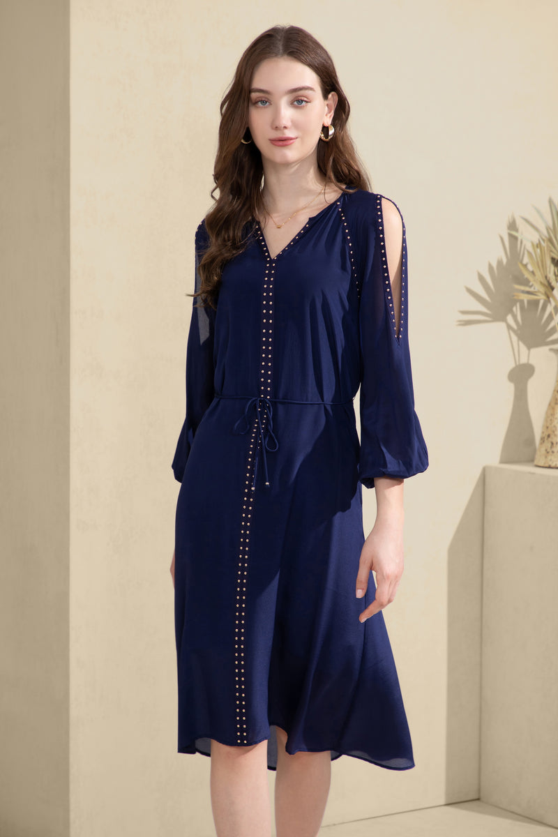 TAHARI SILK LONG DRESS