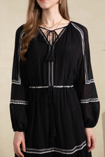 ROSANTICA EMBROIDERED DRESS