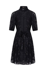 YVETTE LACE SHORT SLEEVES SHORT DRESS