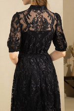 YVETTE LACE SHORT SLEEVES SHORT DRESS