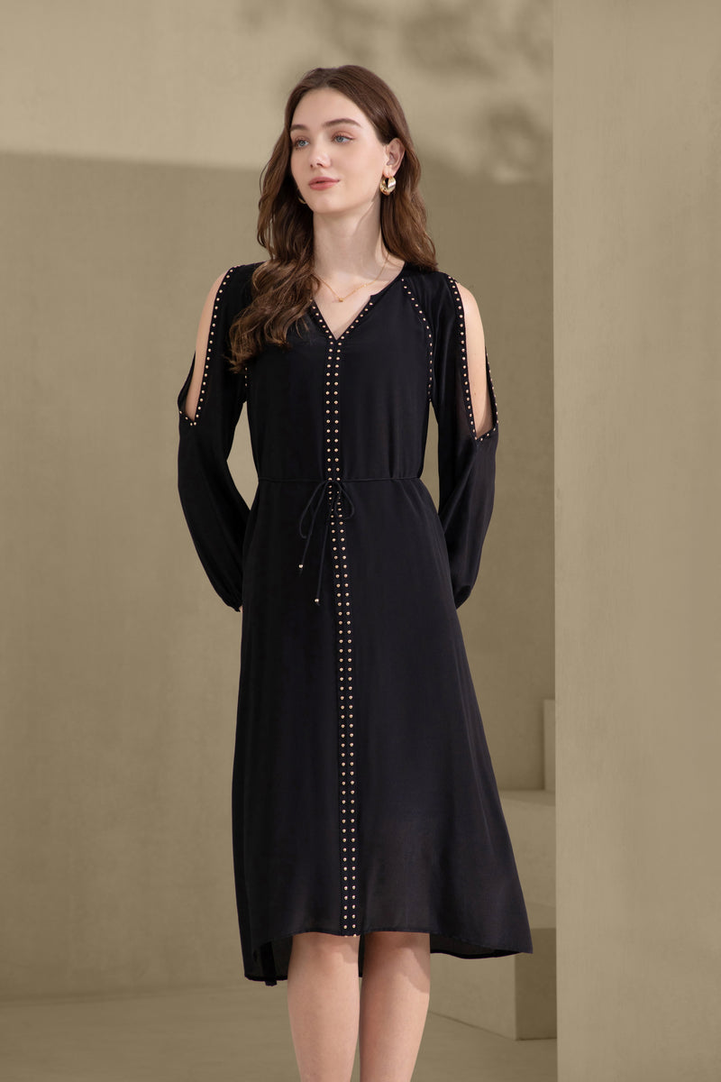 TAHARI SILK LONG DRESS