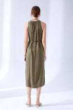 CLAUDETTE CUPRO LONG DRESS