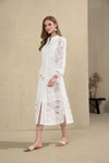 ROSIE EMBROIDERED LONG DRESS