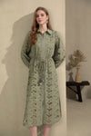 ROSIE EMBROIDERED LONG DRESS