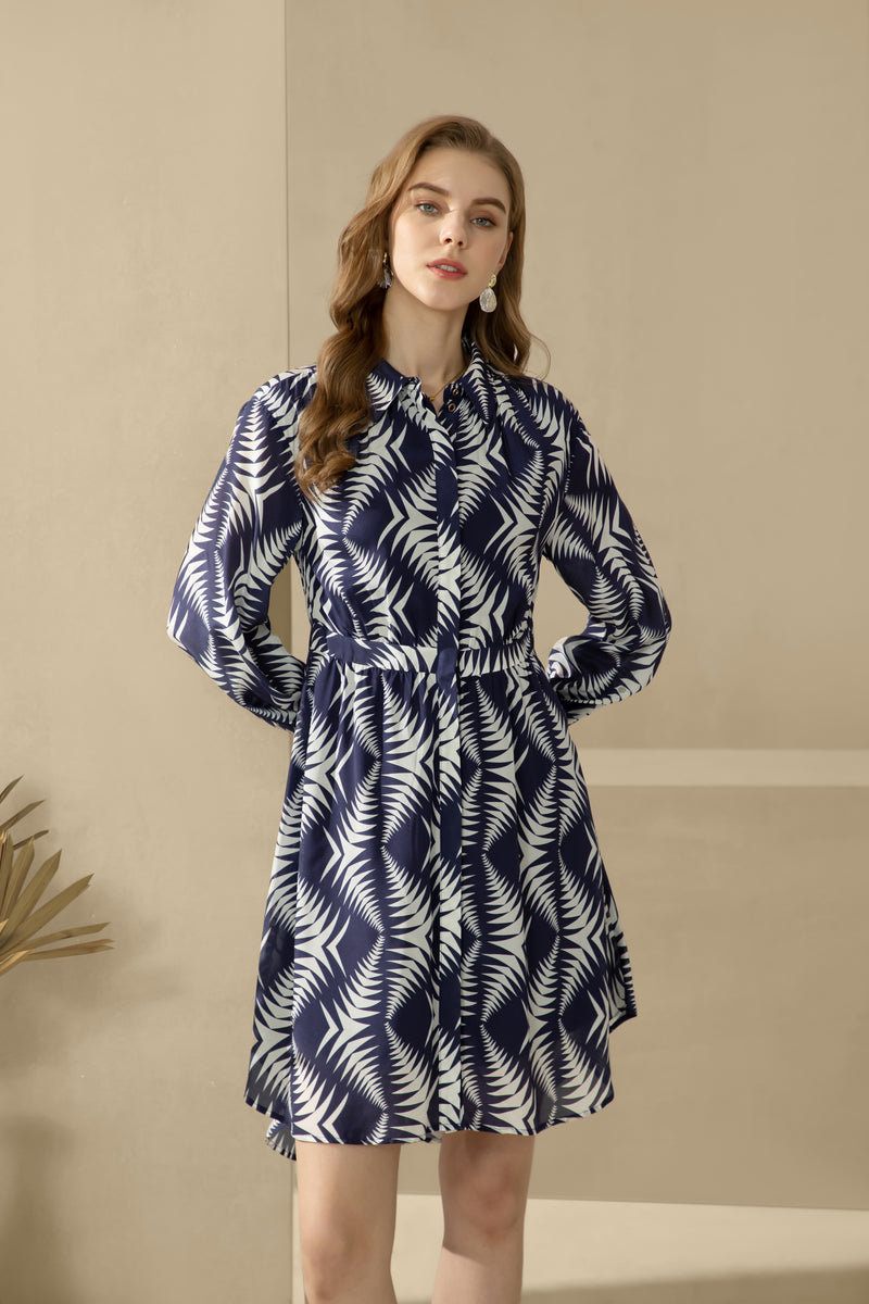 ISAIA SILK SHORT DRESS