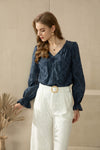 CLARISSE EMBROIDERED BLOUSE