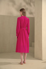 PEONY SILK LONG DRESS